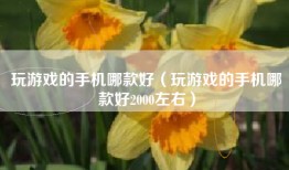 玩游戏的手机哪款好（玩游戏的手机哪款好2000左右）